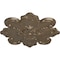 Ekena Millwork Katheryn Ceiling Medallion, Hand-Painted Warm Silver, 18 1/8"OD x 1 1/4"P CM18KAWSS - alternate 2
